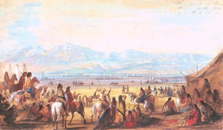 Miller, Alfred Jacob Encampment on Green River